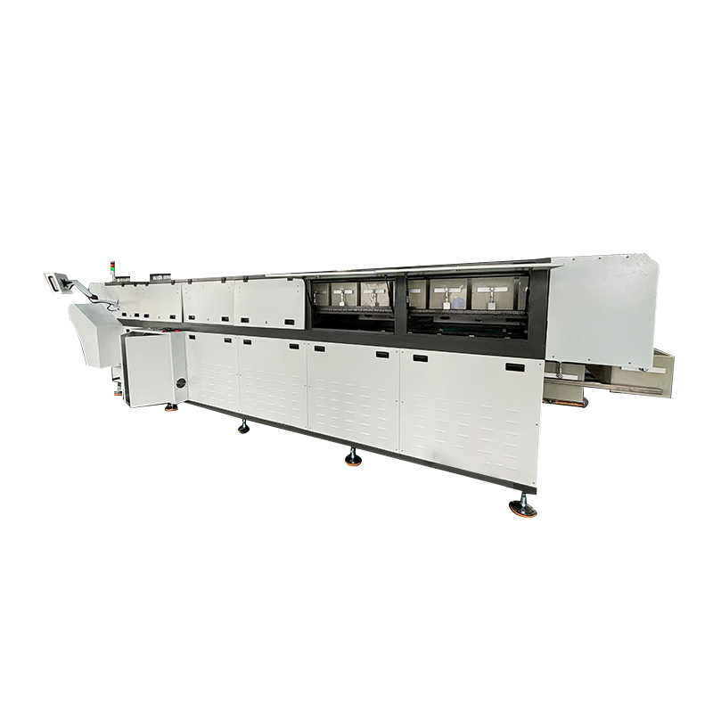 Lucidatrice magnetica automatica a sbavatura continua / in linea serie SY-P